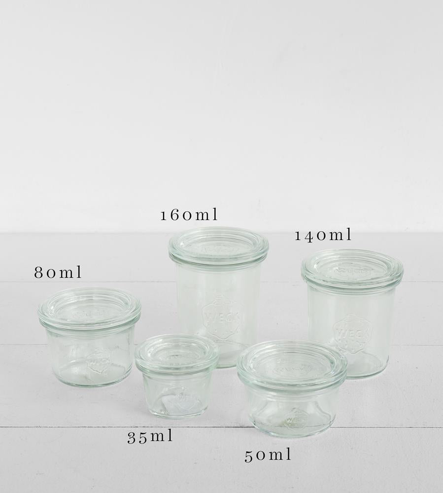 Weck Mini Mold Jar with Glass Lid
