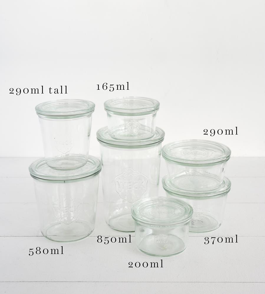 Weck Mold Jar with Glass Lid
